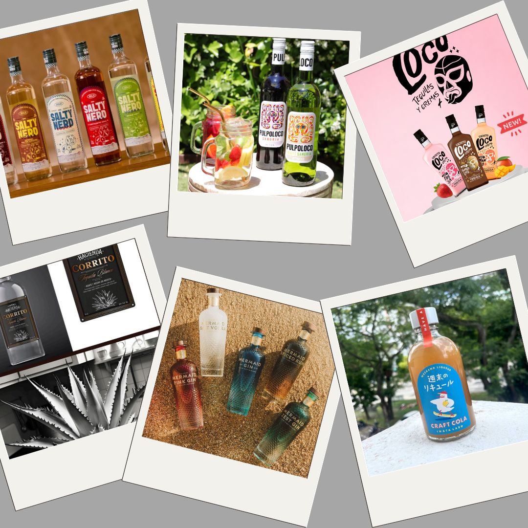 Elala tequila, Cachito Loco Tequila, Corrito Tequila, Mermaid Gin, Noble and Unusally distillery, Fumimoto Shuzo, Fukucho Shuzo, Matsumodori Shuzo